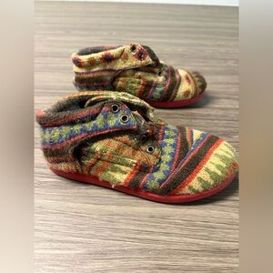 Toms Toddler's Shoes Size 10.5 Slip On Southwestern Aztec Comfort Boho Casual